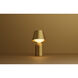 Guy LED 3.6 inch Brass Lantern